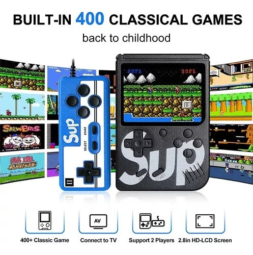 Mini Consola Game Boy +400 Juegos Contro