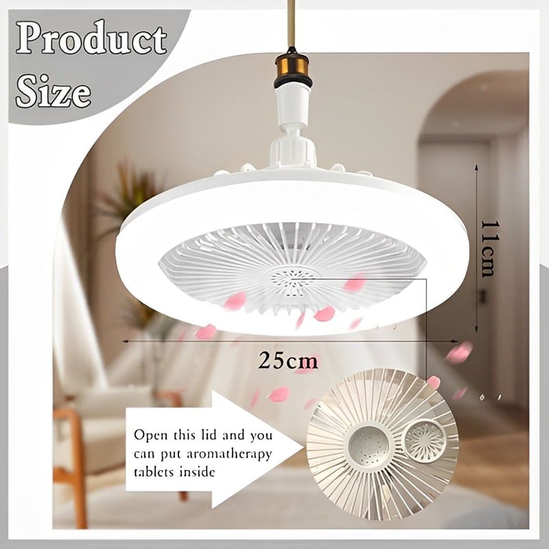 Ventilador de Techo com Luz LED