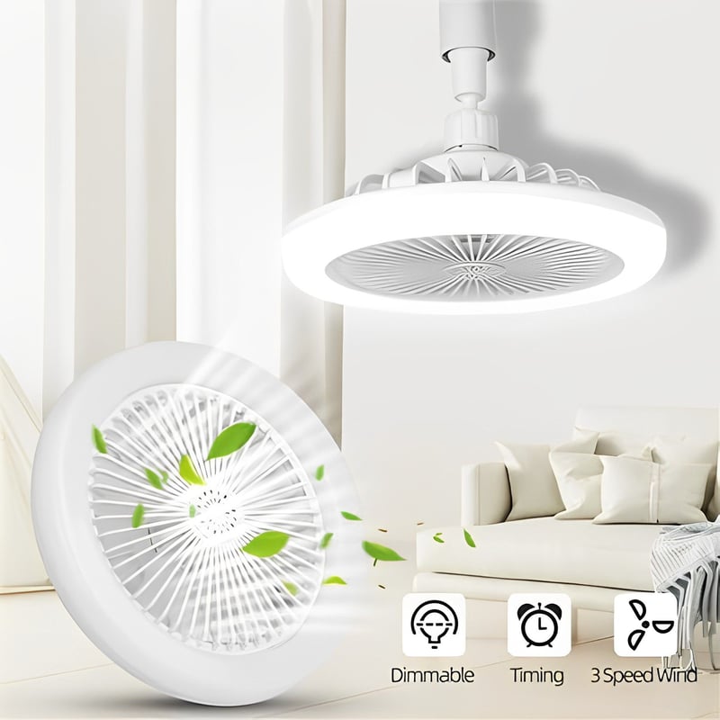 Ventilador de Techo com Luz LED